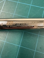 CRBN IC SS8 barrel (SILVER) with Stainless Steel .689 insert: AC thread. Rare!