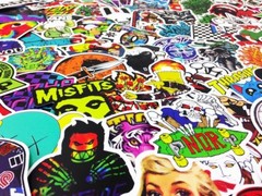 500 New Random Skateboard Stickers bomb Laptop Luggage Decals Dope Sticker Lot