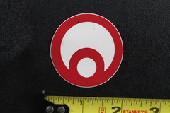 Osiris Skate Shoes Red White Circle Logo OG Z60B Vintage Skateboarding STICKER