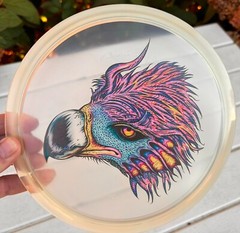 2018 Prehistoric Roc Smoke 180G Champion Patent # Penned Disc Golf Innova #3388