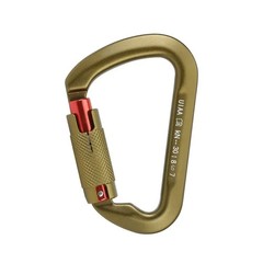 Swiss Tech 30KN Climbing Carabiners, 2 pack, Auto Locking, Lightweight, 7075 Alu