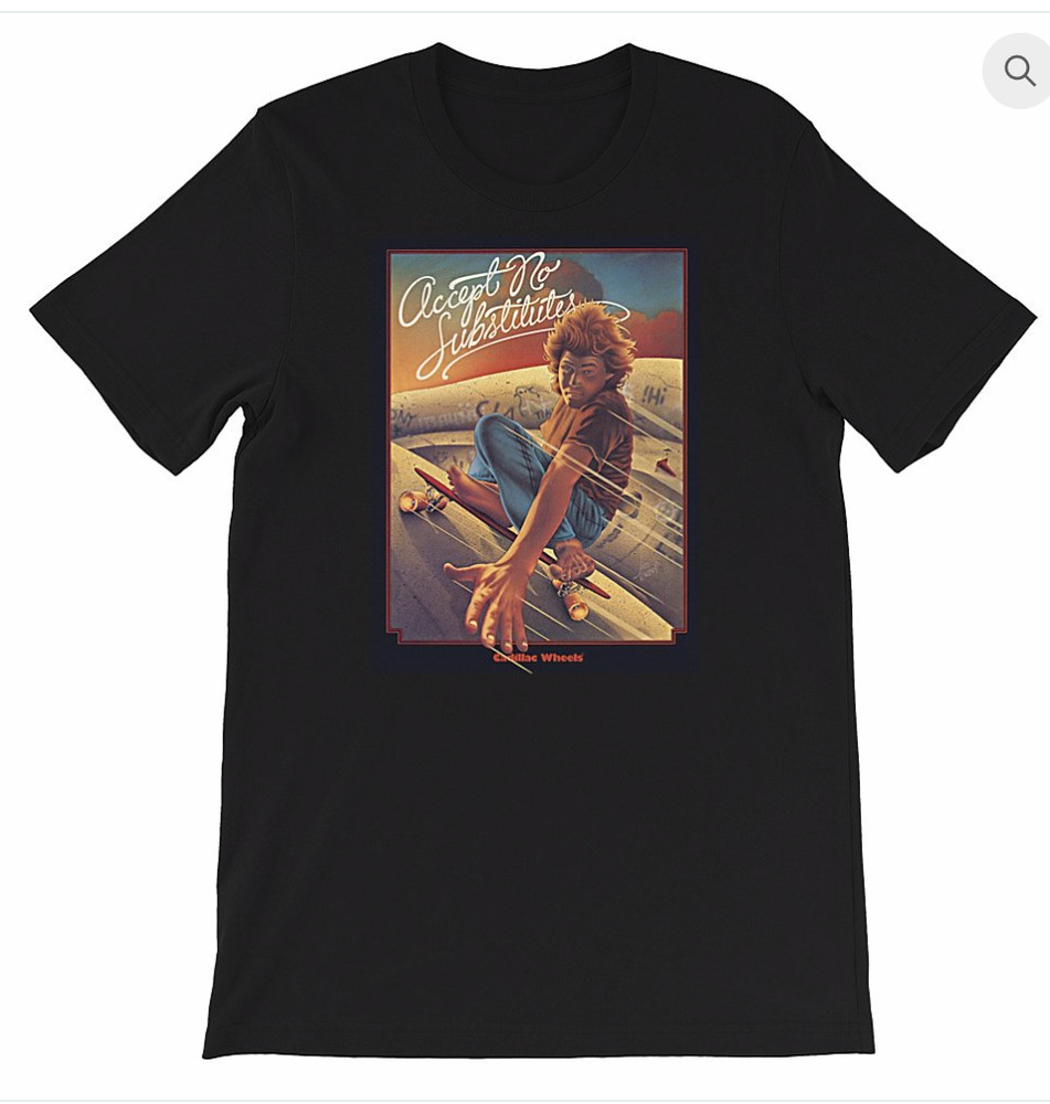 1978 reissue CADILLAC SKATEBOARD WHEELS SHIRT – Dogtown tee – Santa Cruz tee