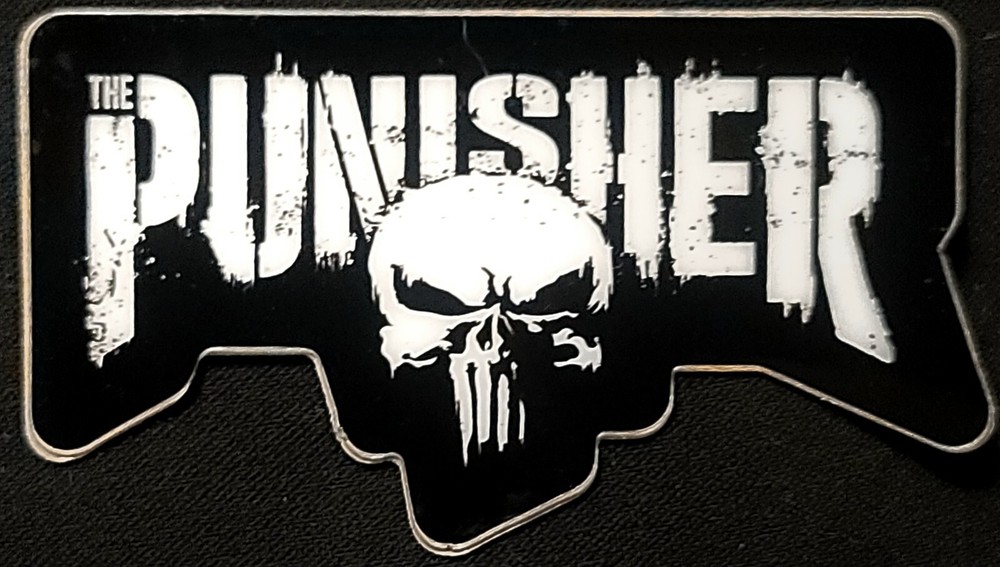 PUNISHER STICKER «SKULL» 3/8 X 1 7/8″ GLOSSY THICK WATERPROOF OUTDOOR USE