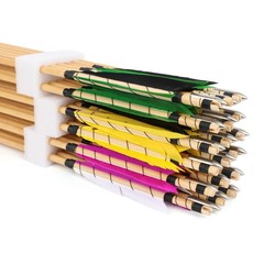 12X 32″ Wooden Arrows 5″ Feather Traditional Bow Archery Longbow Hunting Target