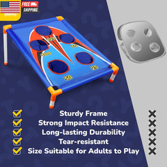 Bean Bags Toss Carnival Games, Cornhole, Outdoor Toys for Kids Ages 4-8, Backyar
