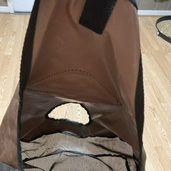Hay Bag – Brown with mesh sides