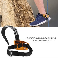 Right/Left Foot Ascender Riser Rock Climbing Mountaineering Rappelling Equipment