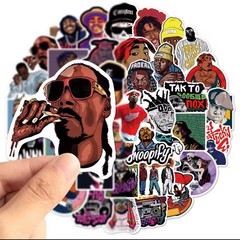 25 Piece Mix Lot 2” West Coast Rap Hip-Hop Stickers, Waterproof *FREE SHIPPING*