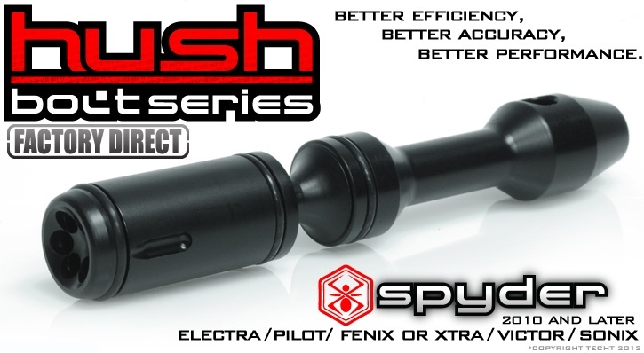 TECHT Hush Bolt Upgrade for Spyder Victor, Xtra and Sonix