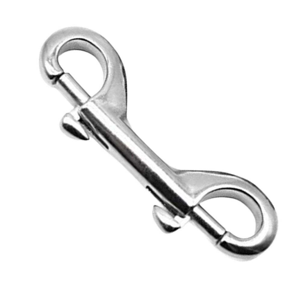 MARINE CITY Double Ended Clip Snap Hook Clip 316 Stainless Steel for Ropes (4″)