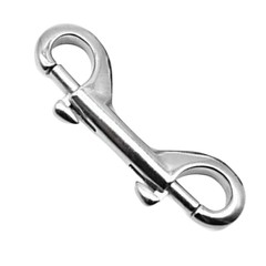 MARINE CITY Double Ended Clip Snap Hook Clip 316 Stainless Steel for Ropes (4″)