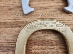 Diamond Double Ringer 2-1/2 LB Horseshoes A & B, Set Of 4, Made In USA