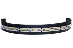 Browband People On Horses Stainless Steel Gold – Elk – 1 3/4″ Endloop 17,» 16″