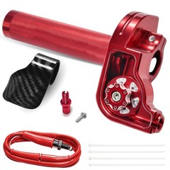 Mini Bike 7/8″ 22mm Twist Throttle CNC Aluminum Assembly with Cable, Univers…