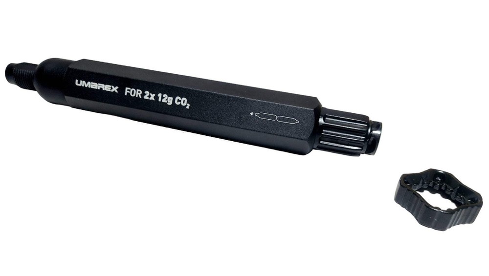 Umarex 2X12 Gram CO2 Quick Pierce Adapter for 88/90 Gram CO2 Guns