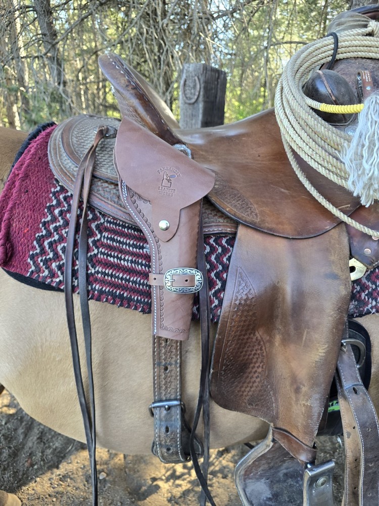 Heritage Rough Rider Saddle Holster 22 LR 6.5 Inch Barrle