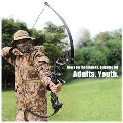 Adult Recurve Bow and Arrow Set, 30-40 lbs, Right Hand