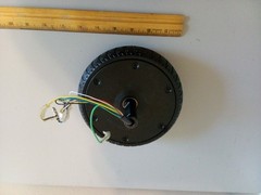 Hover-1 Rebel Wheel/tire for parts only. Not known if motor works. WT24V110W A2