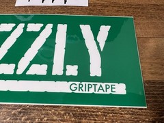 Grizzly Griptape Green / White Bar Sticker Torey Pudwill Skateboarding Supreme