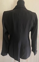 Ariat Womens Show Coat US 8R/UK14R Hunt Notch Lapel Single Breasted Black Vented