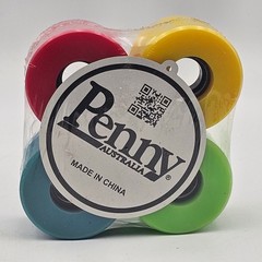 Penny Australia Skateboard Wheels Set 4 Pack Multi Color Red Yellow Teal Green