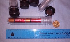 3 tubes caps 1.5 oz water proof Geocache Containers Storage Vault Crush Survival