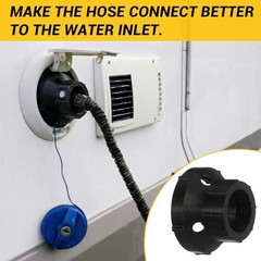 RV Water Fill Adapter, Fresh Water Tank Hose Adapter for Travel Trailer &