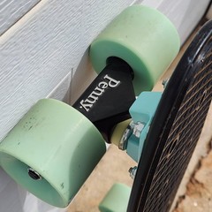 Penny Skateboards Black Plastic Cruiser Surf Skateboard Mint Wheels Abec 7