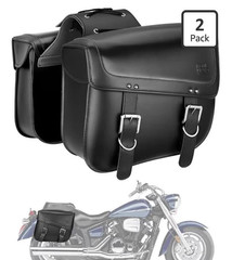 Motorcycle Saddlebags 30L Large Capacity Pu Leather Luggage Bag for Sportster…