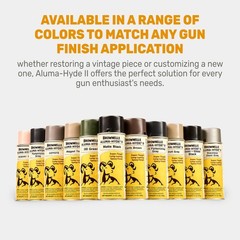 Matte Black Epoxy Firearms Finish Spray Can for Durable Coating