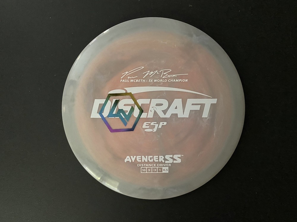Discraft Swirly Overstamp AvengerSS Paul McBeth 5x Distance Driver