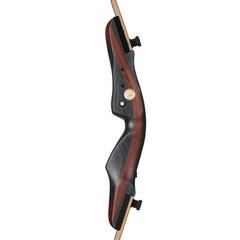 62″ Takedown Recurve Bow Longbow & Carbon Arrows Wooden Riser for Hunting Shoot