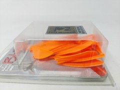 Bohning Archery Blazer 2 Inch Broadhead Vanes: (36 Pack) Neon Orange: NOS