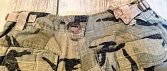 Mens Fort Bragg Shorts By Dye Precision, Olive/Black Camo, RipStop Cotton Sz 28