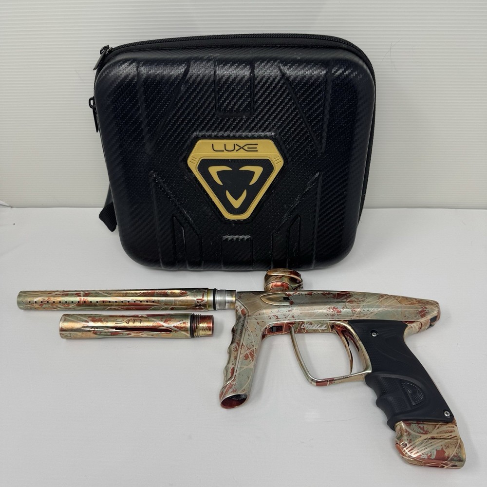 Used – DLX Luxe TM40 Paintball Marker w/ Carrying Case & Mechanical Frame Kit