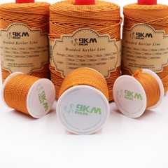 Braided Kevlar Cord 400Lbs~2000Lbs Fishing Camping Hiking Ropes Made with Kevlar