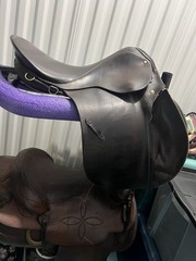 16.5” Stubben Siegfried English Saddle 31.5 Tree MW *PROJECT* Needs Knee Rolls