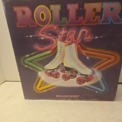 Vintage Roller Star Roller Derby Skates Size 9 White Leather Good Condition