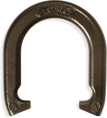 Horseshoe Set: Traditional Outdoor Lawn Game Includes Four Professional Solid St