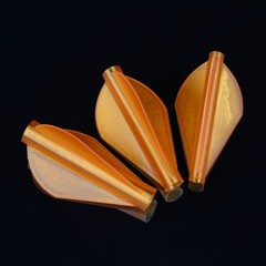 6X 1.75″ Arrow Vanes One-Piece Fletching 7.6mm 6mm 4mm Shaft Archery Bow Hunting