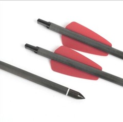12pcs Crossbow Bolts 15″ Carbon Arrows Screw Point Vanes Archery Bow Hunting