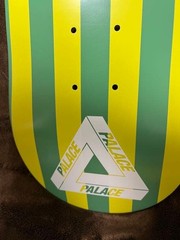Palace x Gucci Vault Skateboard Deck Green Yellow Stripes Rare