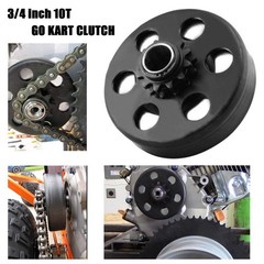 Centrifugal Clutch 3/4″ Bore 10T for #40/41/420 Chain Go Kart Minibike Lawnmower