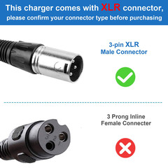 24V 5AMP 3PIN XLR PRIDE M0BILITY WHEELCHAIR CHARGER UPGRADE 3AMP & 4AMP & 2AMP