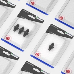 TAILONZPCS Male to Male Adapter Straight Aluminum Black Pipe Fitting, 6AN 3