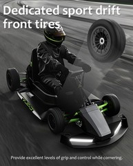 80/60-5 Front Wheel Fit for Ninebot Gokart Pro/Pro 2, Tubeless Tire Assembly …
