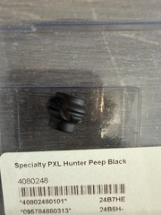 Specialty Archery PXL Hunter Peep Sight Black – Compound Bow Peep – NEW