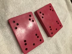 NOS Vintage Skateboard Riser Pads 80’s Pink