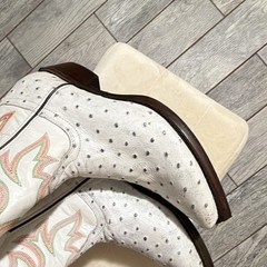 Dingo DI115 White Western Cowboy Cowgirl Boots Women’s US Size 10