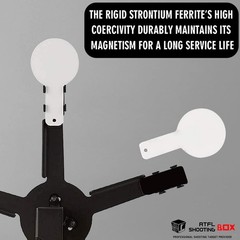 Atflbox Resetting and Rotate The Metal Shooting 2.1 inches (5.3 cm), A-Star